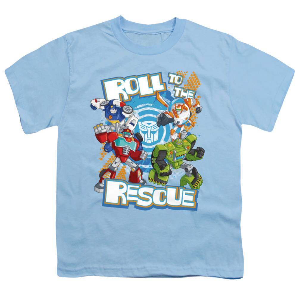 Transformers Roll To The Rescue Youth 18/1 100% Cotton Short-Sleeve T-Shirt