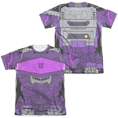 Transformers Shockwave Custome (Front/Back Print) Men's Regular Fit Poly Cotton Short-Sleeve T-Shirt