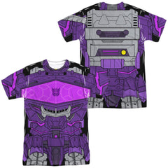 Transformers Shockwave Custome (Front/Back Print) Men's Regular Fit Polyester Short-Sleeve T-Shirt