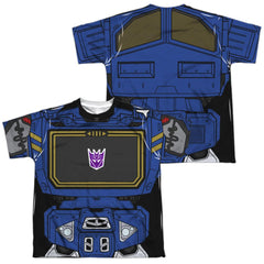Transformers Soundwave Costume (Front/Back Print) Youth Regular Fit Poly Short-Sleeve T-Shirt