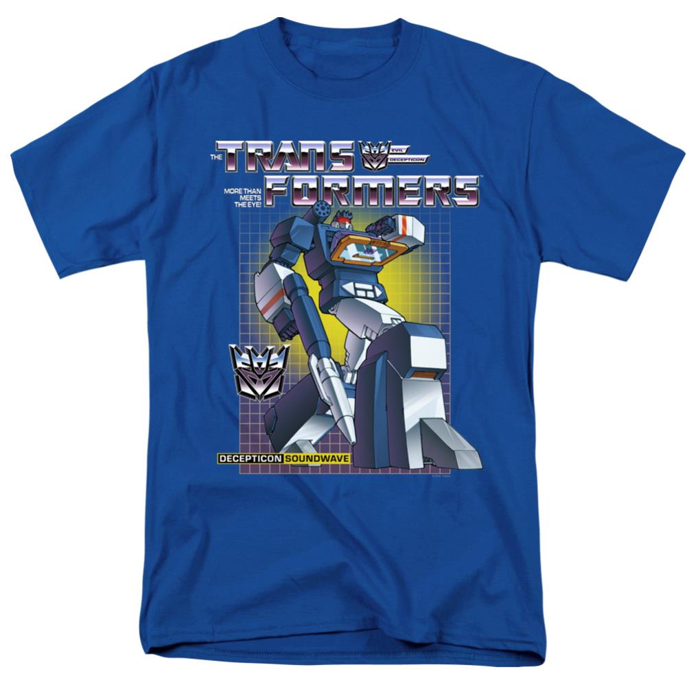 Transformers Soundwave Men's 18/1 Cotton Short-Sleeve T-Shirt