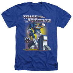 Transformers Soundwave Men's 30/1 Heather 60 40 Poly Short-Sleeve T-Shirt