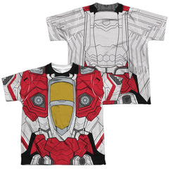 Transformers Starscream Costume (Front/Back Print) Youth Regular Fit Poly Short-Sleeve T-Shirt