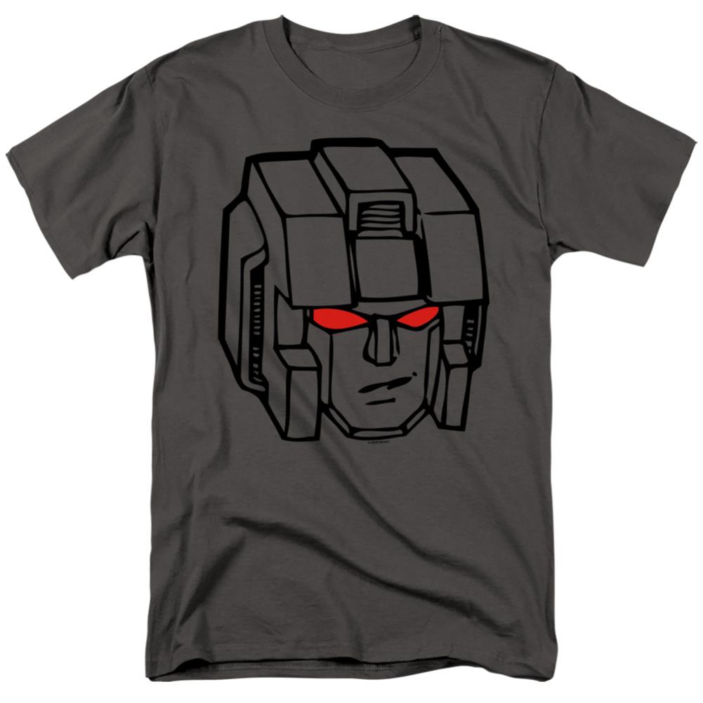 Transformers Starscream Head Men's 18/1 Cotton Short-Sleeve T-Shirt