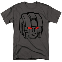 Transformers Starscream Head Men's 18/1 Cotton Short-Sleeve T-Shirt