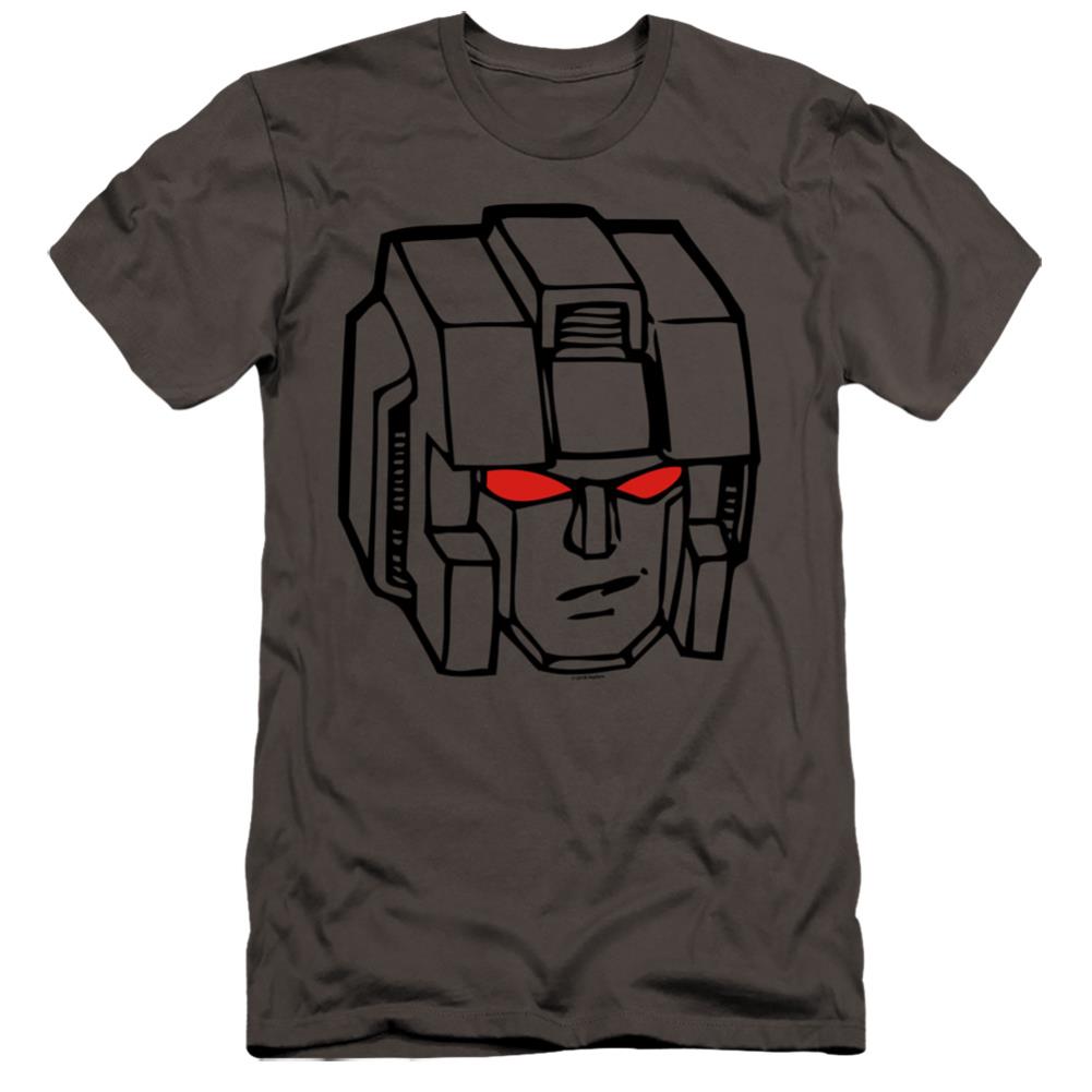 Transformers Starscream Head Men's Ultra-Soft 30/1 Cotton Slim Short-Sleeve T-Shirt