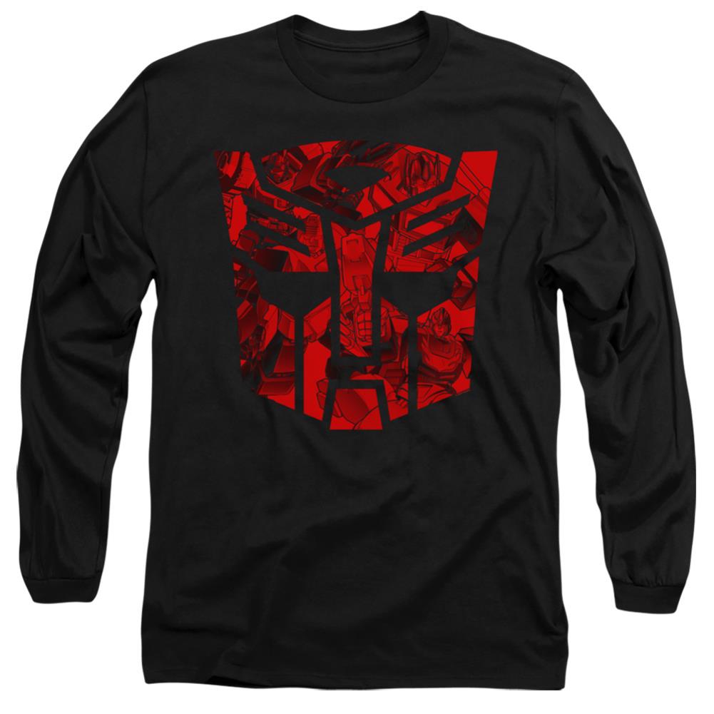 Transformers Tonal Autobot Men's 18/1 Cotton Long-Sleeve T-Shirt