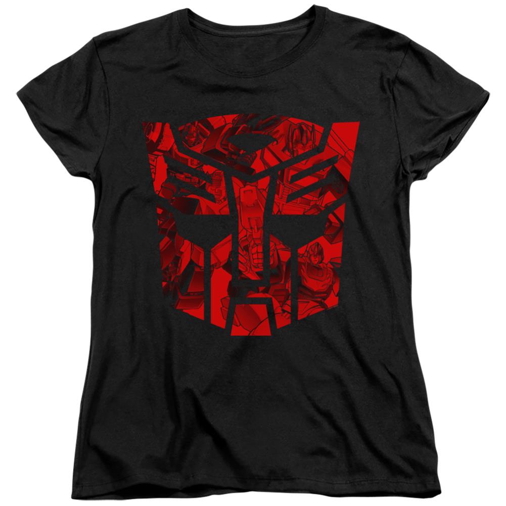 Transformers Tonal Autobot Women's 18/1 Cotton Short-Sleeve T-Shirt