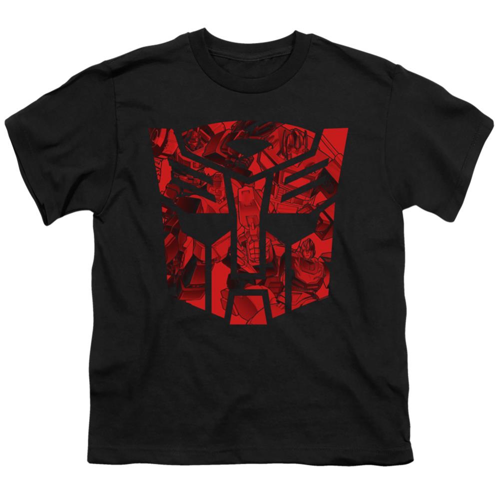 Transformers Tonal Autobot Youth 18/1 100% Cotton Short-Sleeve T-Shirt