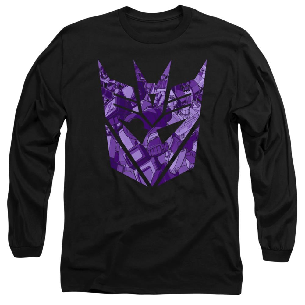 Transformers Tonal Decepticon Men's 18/1 Cotton Long-Sleeve T-Shirt