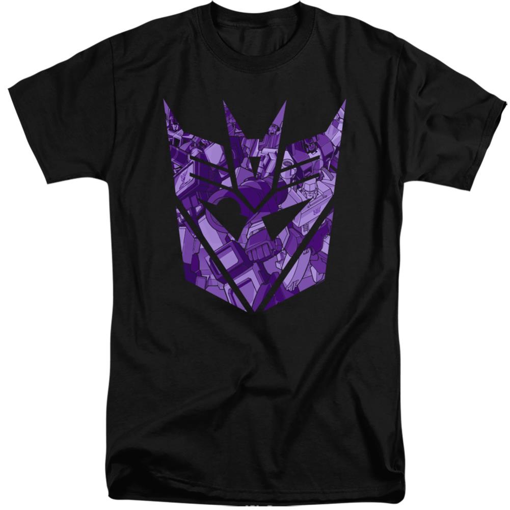 Transformers Tonal Decepticon Men's 18/1 Tall Cotton Short-Sleeve T-Shirt
