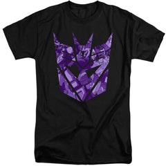 Transformers Tonal Decepticon Men's 18/1 Tall Cotton Short-Sleeve T-Shirt