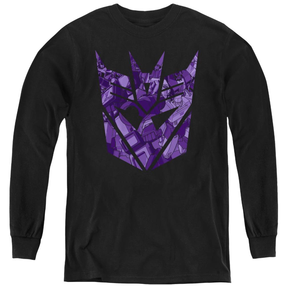 Transformers Tonal Decepticon Youth Long-Sleeve T-Shirt