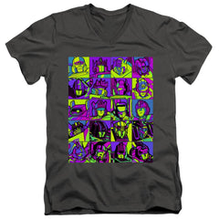Transformers Transformer Squares Men's 30/1 Cotton Slim V-Neck T-Shirt