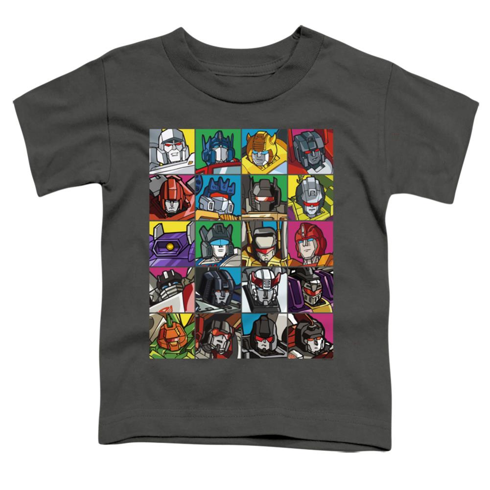 Transformers Transformer Squares Toddler 18/1 Cotton Short-Sleeve T-Shirt