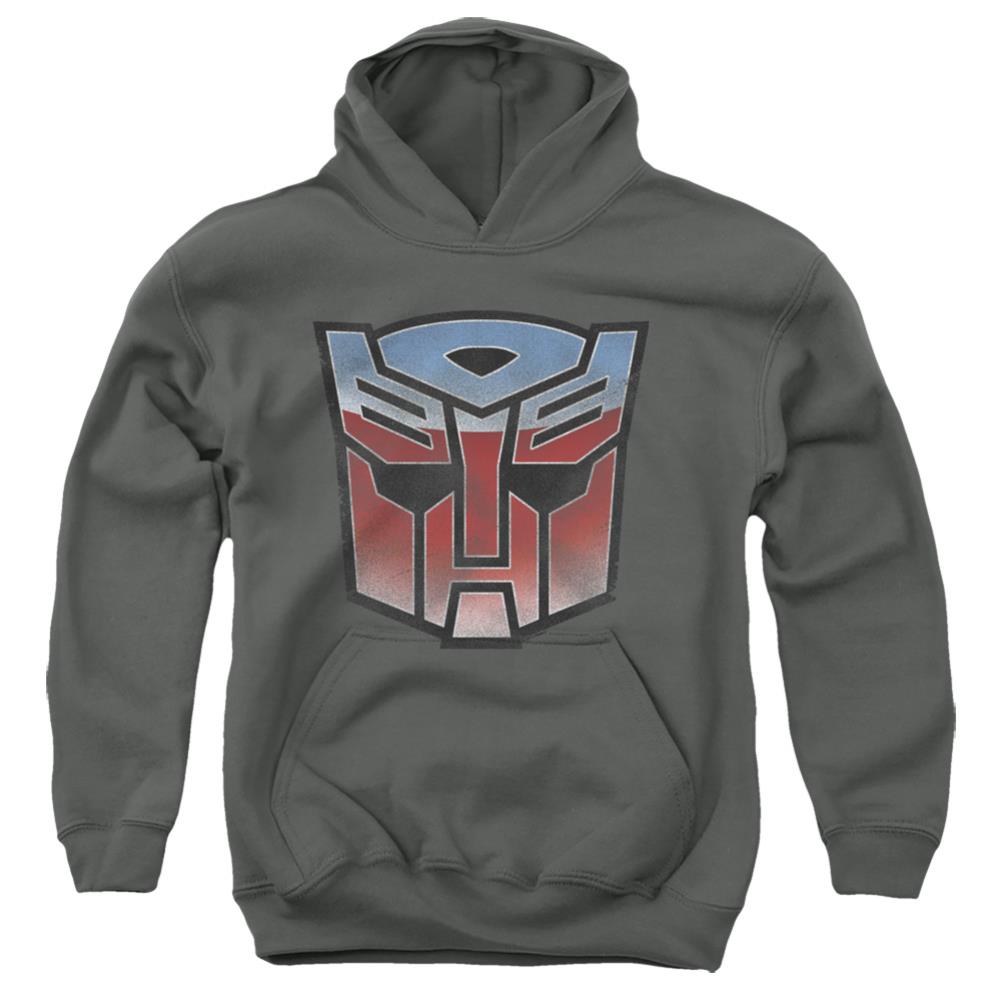 Transformers Vintage Autobot Logo Youth Cotton Poly Pull-Over Hoodie