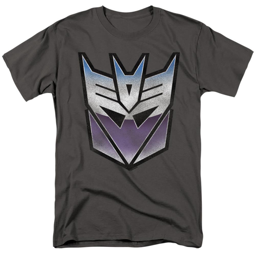 Transformers Vintage Decepticon Logo Men's 18/1 Cotton Short-Sleeve T-Shirt