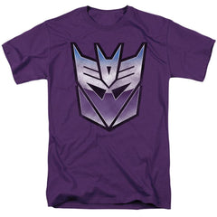 Transformers Vintage Decepticon Logo Men's 18/1 Cotton Short-Sleeve T-Shirt