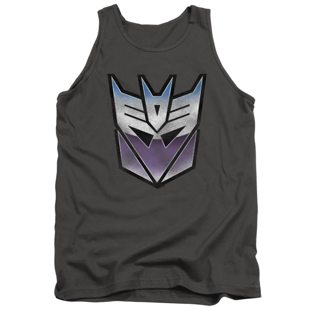 Transformers Vintage Decepticon Logo Men's 18/1 Cotton Tank Top