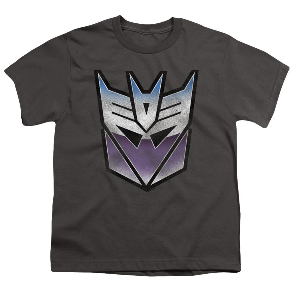 Transformers Vintage Decepticon Logo Youth 18/1 100% Cotton Short-Sleeve T-Shirt