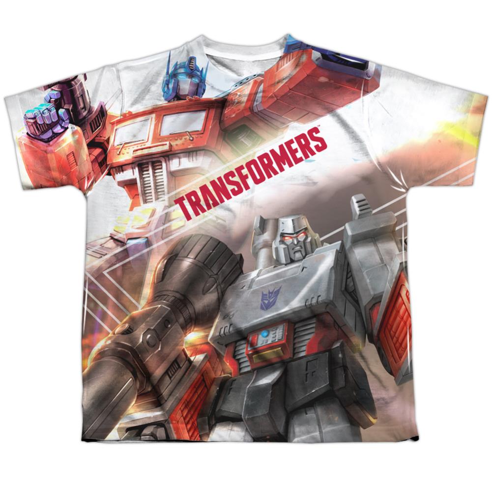 Transformers Warriors Of Cybertron Youth Regular Fit Poly Short-Sleeve T-Shirt