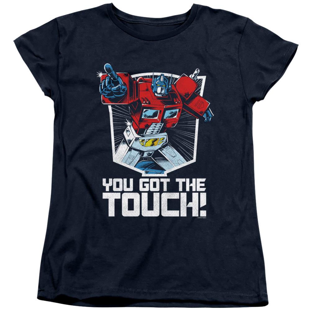 Transformers You Got The Touch Women's 18/1 Cotton Short-Sleeve T-Shirt