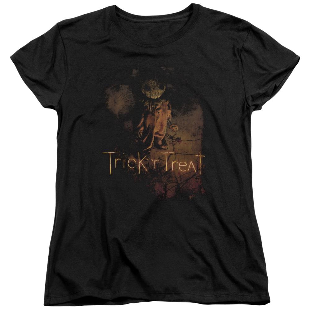 Trick R Treat Movie Poster Women's 18/1 Cotton Short-Sleeve T-Shirt