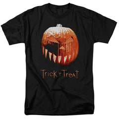 Trick R Treat Pumpkin Men's 18/1 Cotton Short-Sleeve T-Shirt