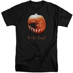 Trick R Treat Pumpkin Men's 18/1 Tall Cotton Short-Sleeve T-Shirt