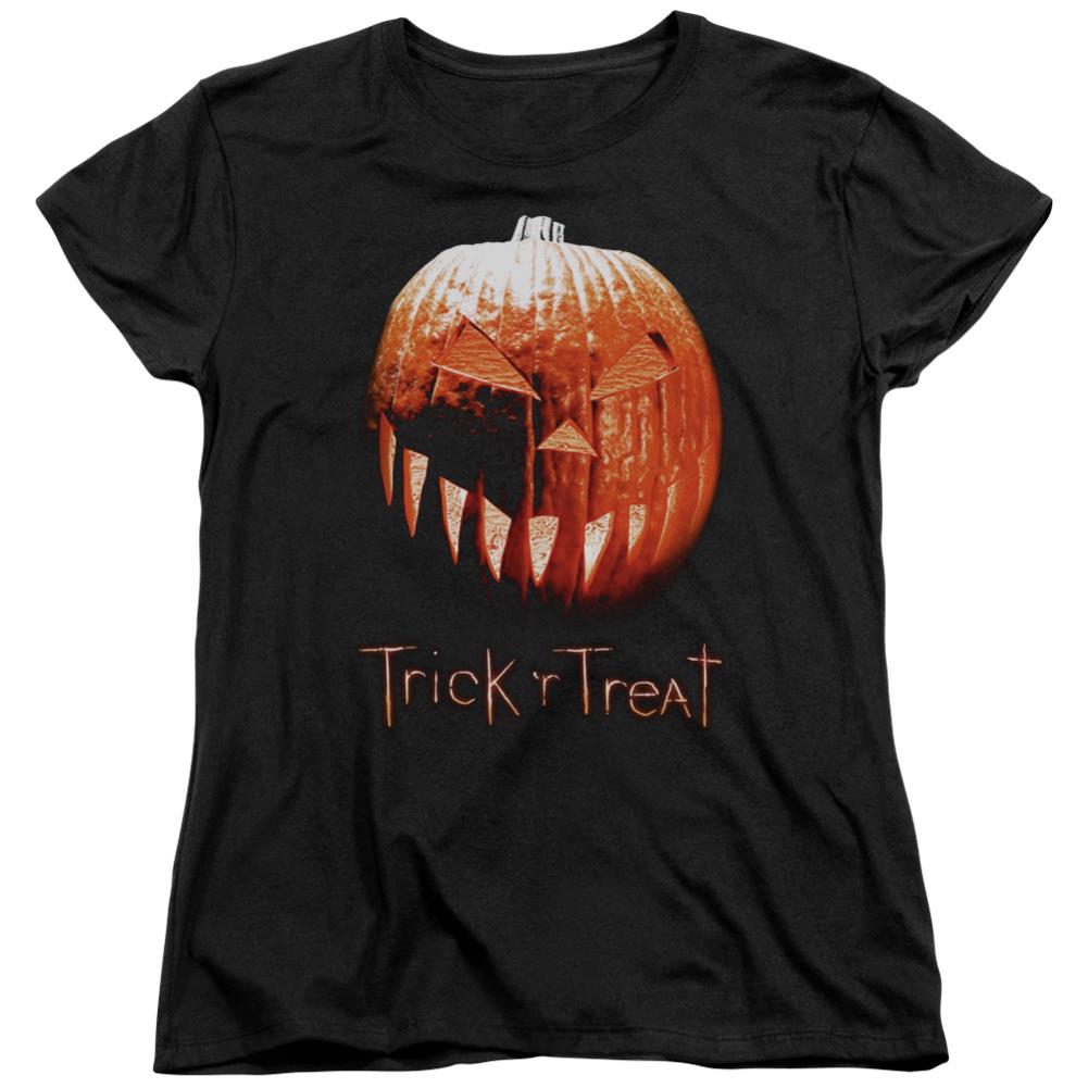 Trick R Treat Pumpkin Women's 18/1 Cotton Short-Sleeve T-Shirt