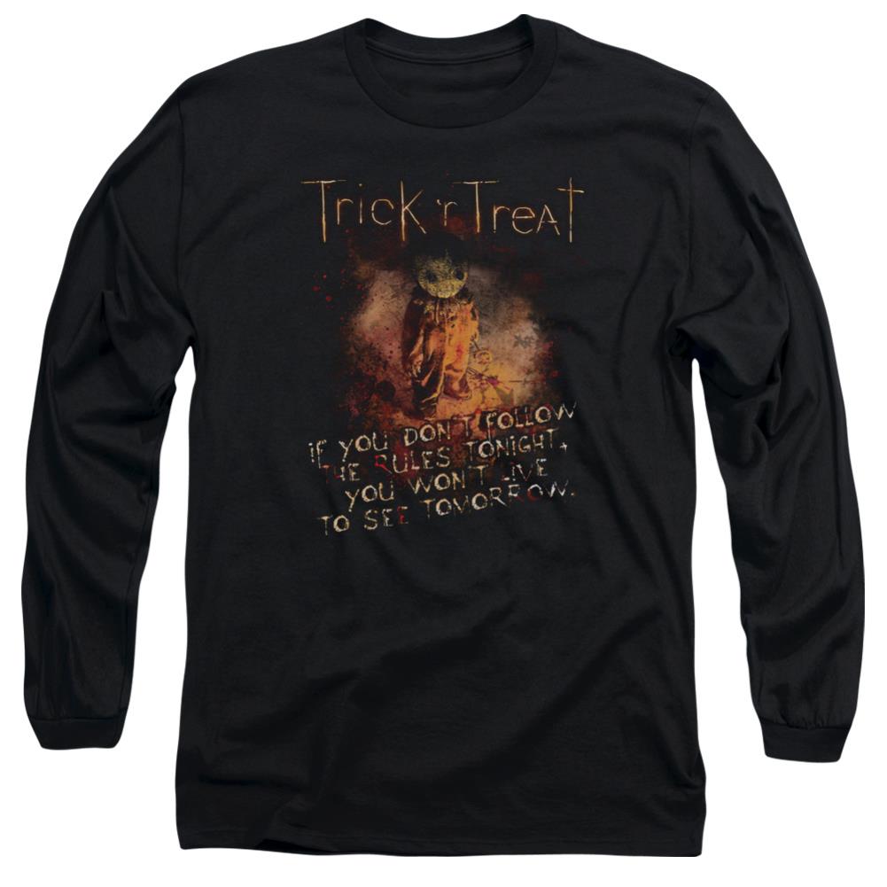 Trick R Treat Rules Men's 18/1 Cotton Long-Sleeve T-Shirt