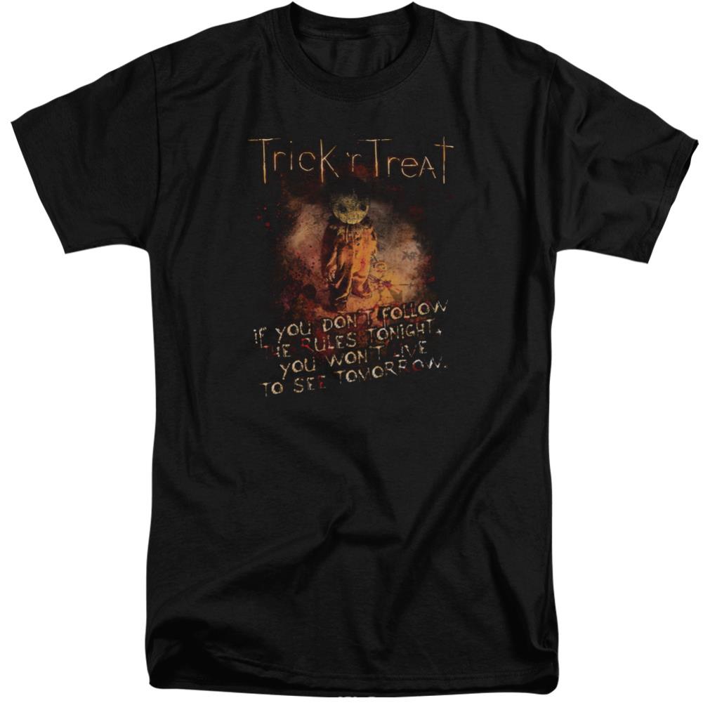 Trick R Treat Rules Men's 18/1 Tall Cotton Short-Sleeve T-Shirt