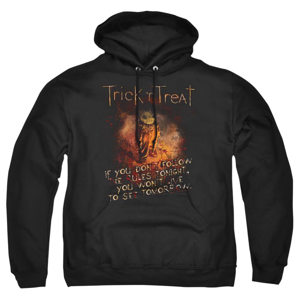 Trick R Treat Rules Men's Pull-Over 75 25 Poly Hoodie