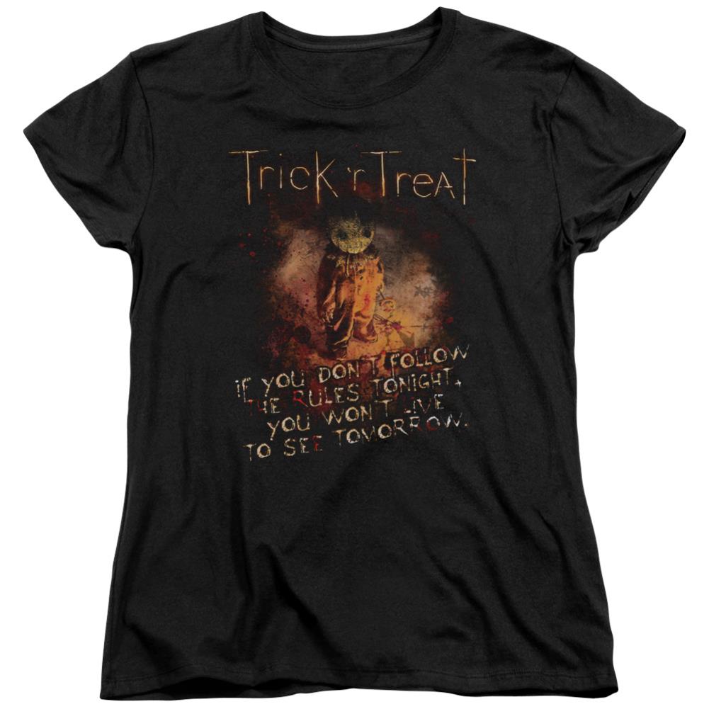 Trick R Treat Rules Women's 18/1 Cotton Short-Sleeve T-Shirt