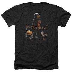 Trick R Treat Samhain Men's 30/1 Heather 60 40 Poly Short-Sleeve T-Shirt