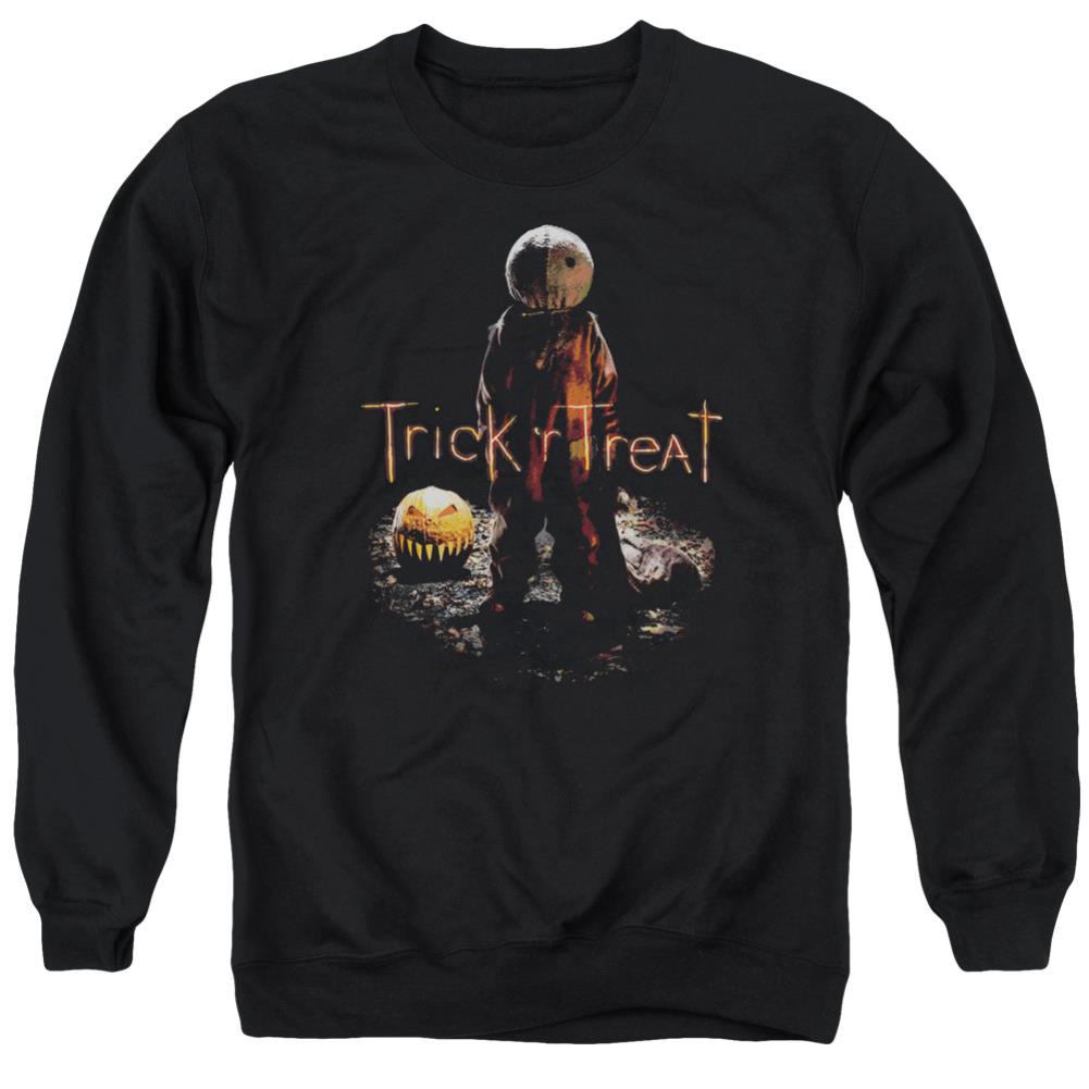 Trick R Treat Samhain Men's Crewneck 50 50 Poly Long-Sleeve T-Shirt