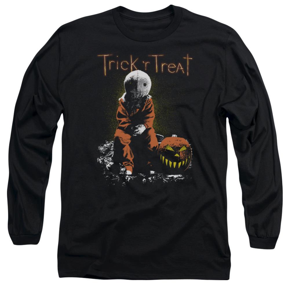 Trick R Treat Sitting Sam Men's 18/1 Cotton Long-Sleeve T-Shirt