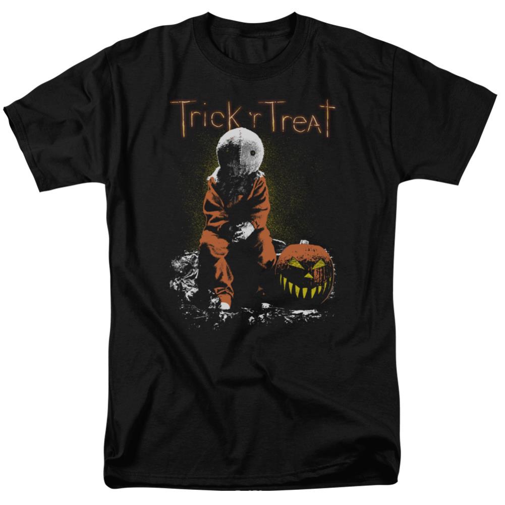 Trick R Treat Sitting Sam Men's 18/1 Cotton Short-Sleeve T-Shirt