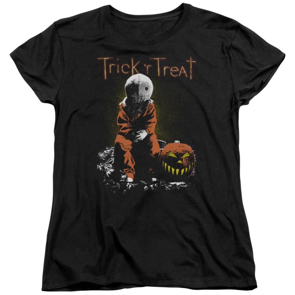 Trick R Treat Sitting Sam Women's 18/1 Cotton Short-Sleeve T-Shirt