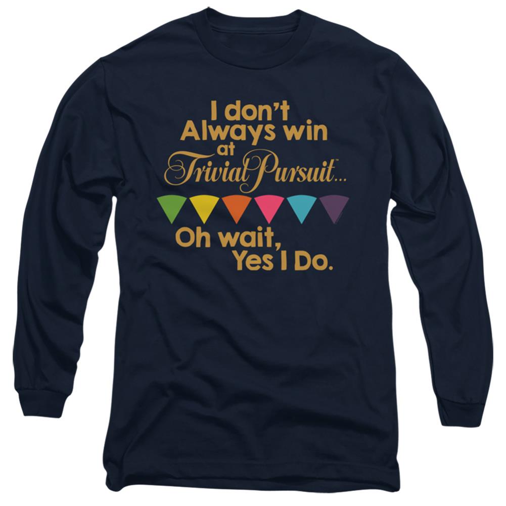 Trivial Pursuit I Always Win Men's 18/1 Cotton Long-Sleeve T-Shirt
