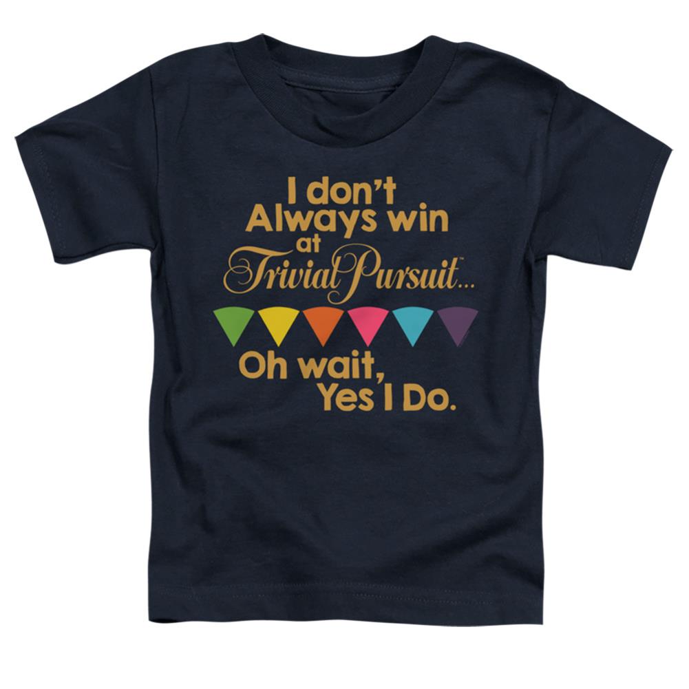 Trivial Pursuit I Always Win Toddler 18/1 Cotton Short-Sleeve T-Shirt