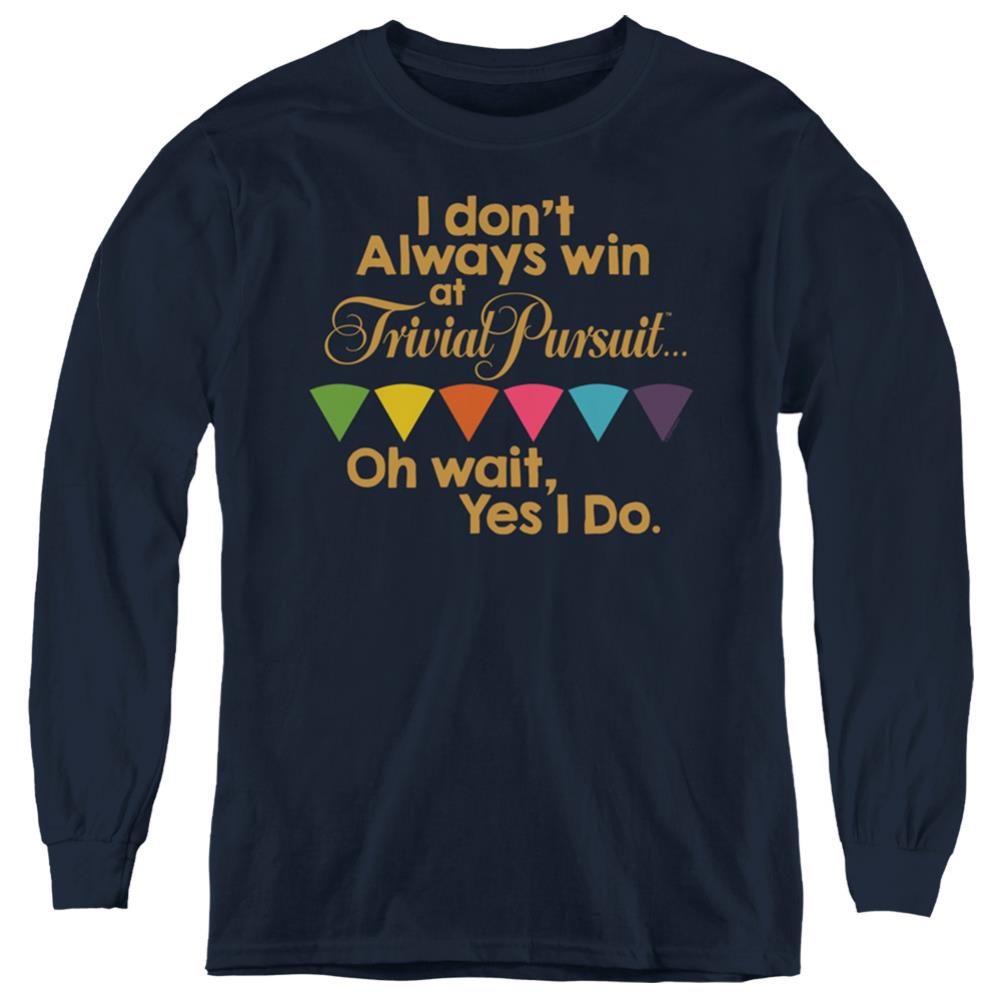 Trivial Pursuit I Always Win Youth Long-Sleeve T-Shirt