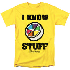 Trivial Pursuit I Know Stuff Men's 18/1 Cotton Short-Sleeve T-Shirt