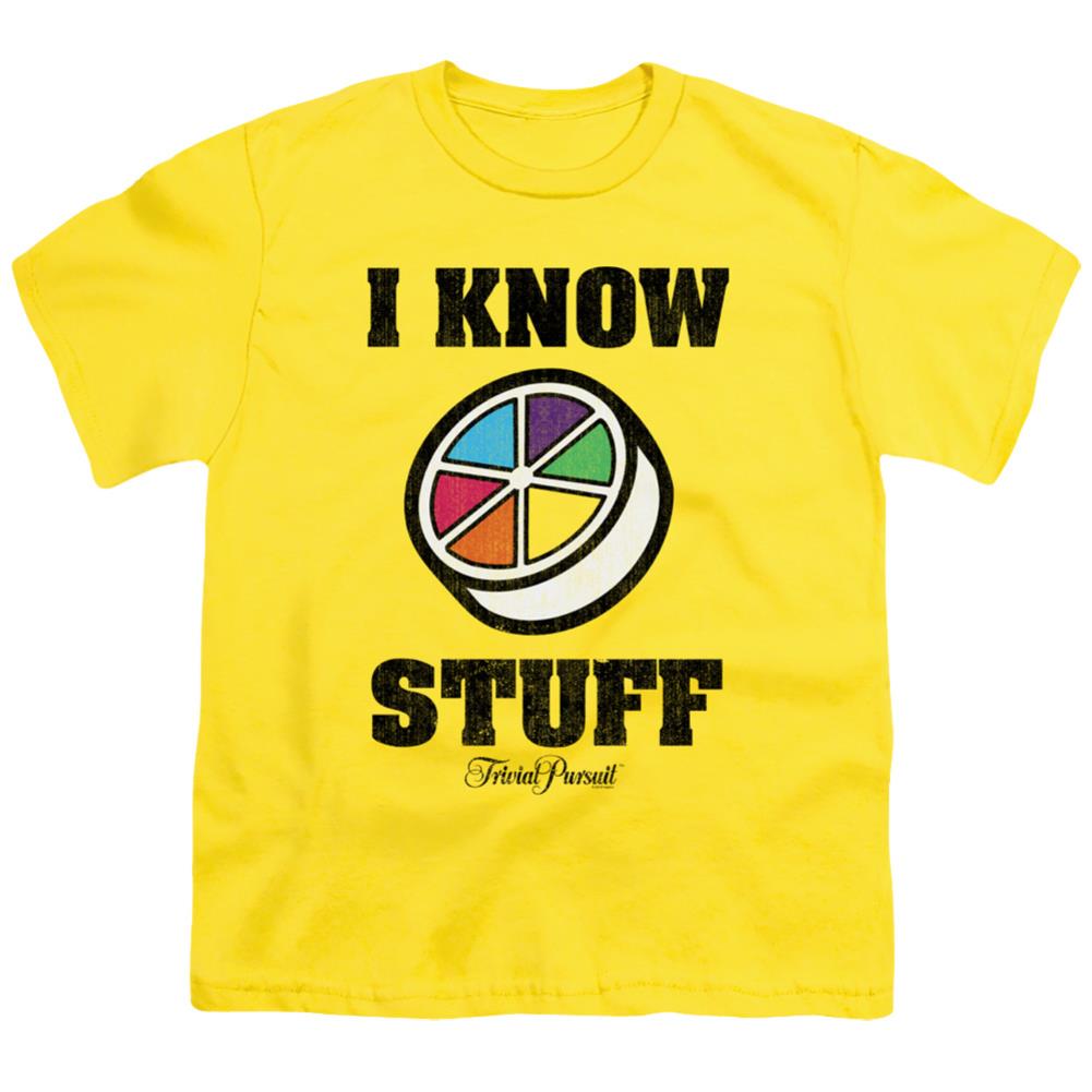 Trivial Pursuit I Know Stuff Youth 18/1 100% Cotton Short-Sleeve T-Shirt