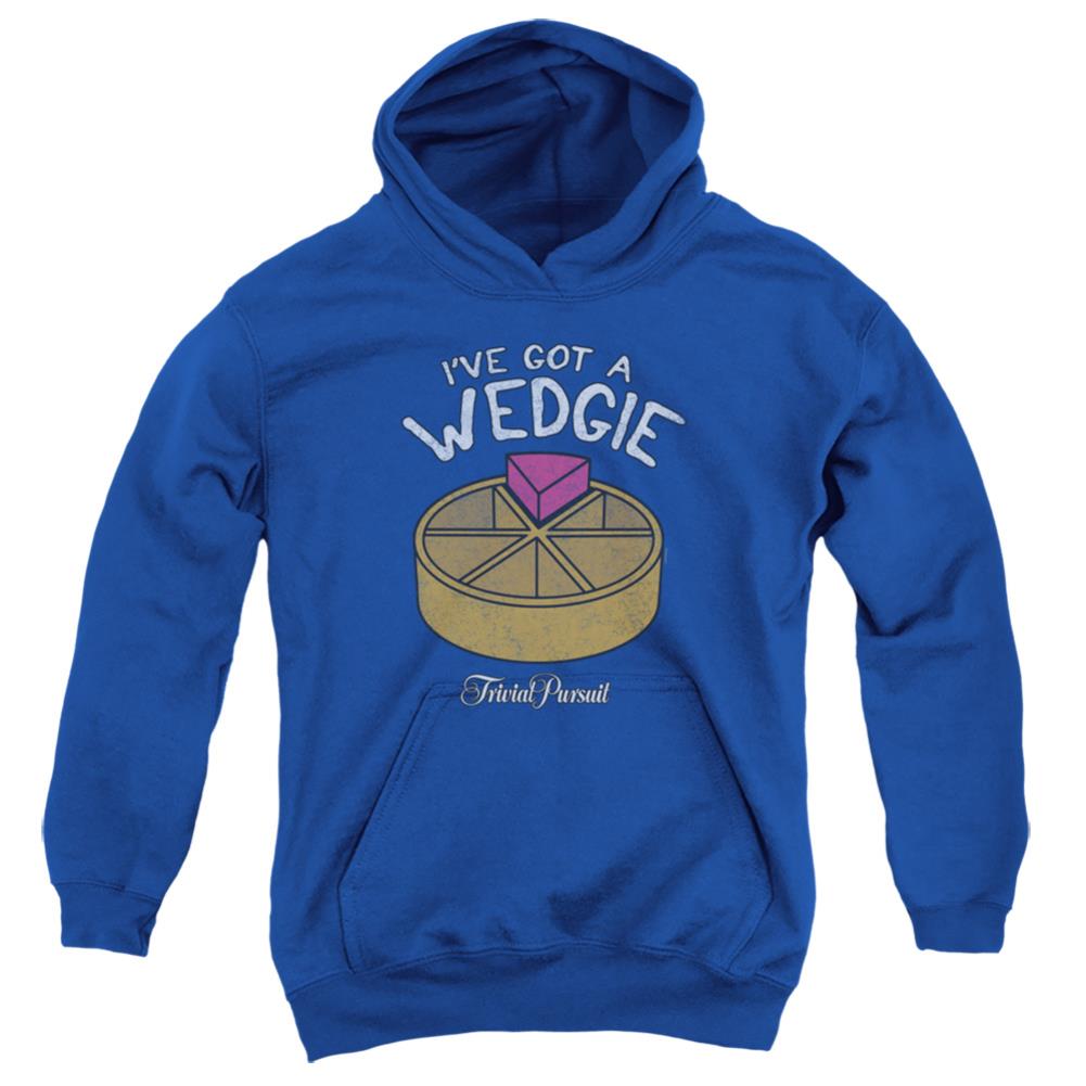 Trivial Pursuit Wedgie Youth Cotton Poly Pull-Over Hoodie