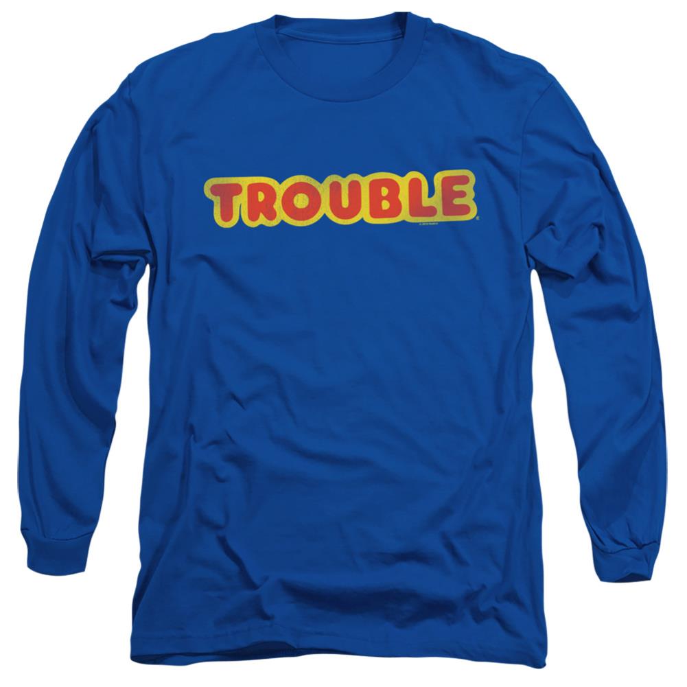 Trouble Logo Men's 18/1 Cotton Long-Sleeve T-Shirt