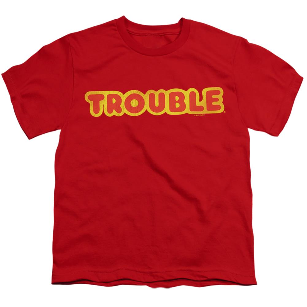 Trouble Logo Youth 18/1 100% Cotton Short-Sleeve T-Shirt