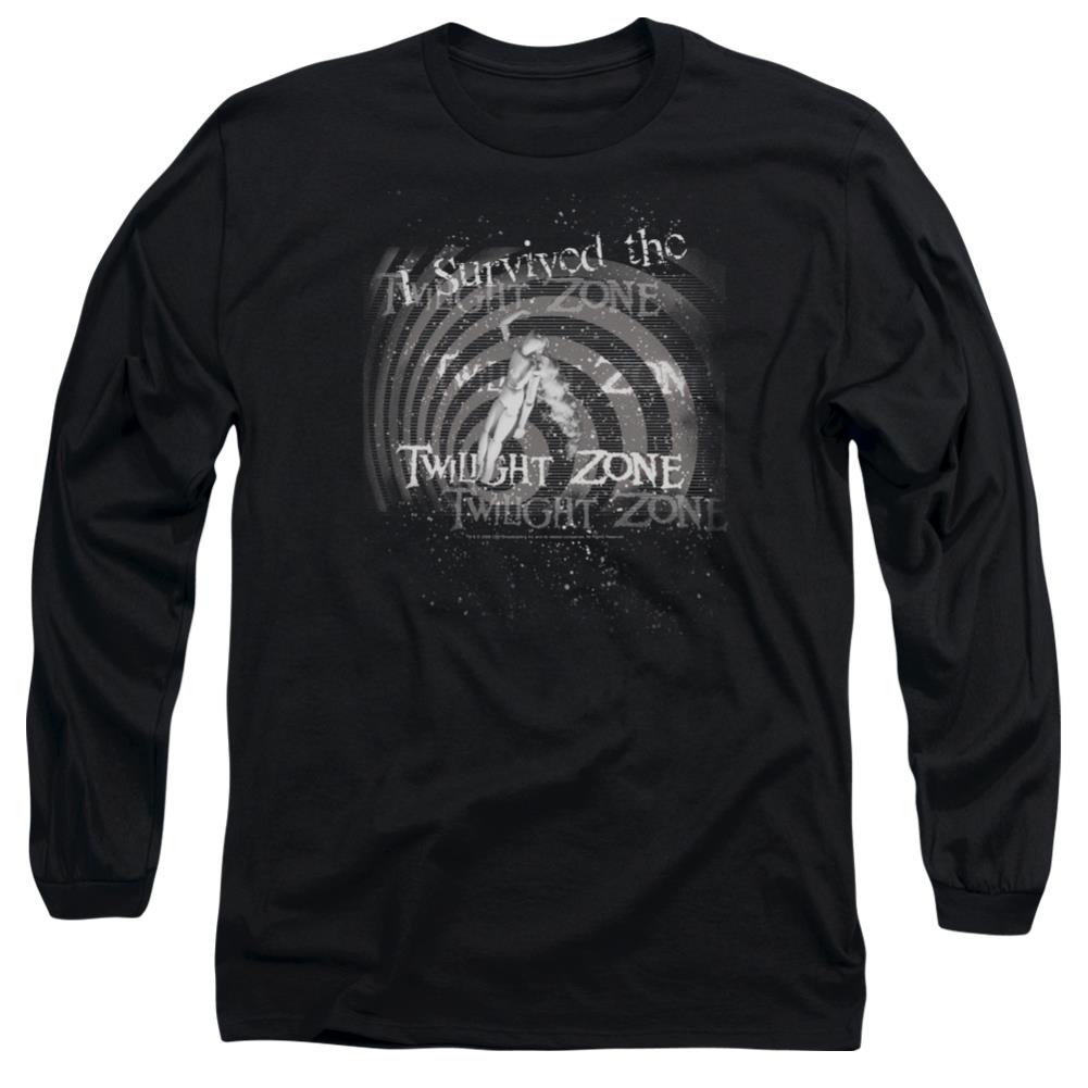 Twilight Zone I Survived Men's 18/1 Cotton Long-Sleeve T-Shirt