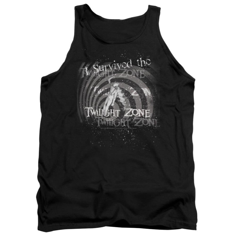 Twilight Zone I Survived Men's 18/1 Cotton Tank Top
