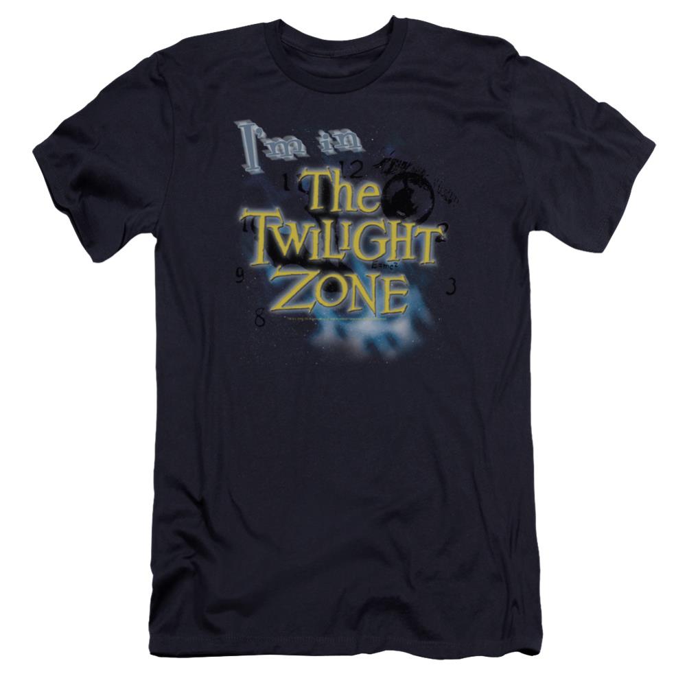 Twilight Zone I'm In The Twilight Zone Men's Ultra-Soft 30/1 Cotton Slim Short-Sleeve T-Shirt